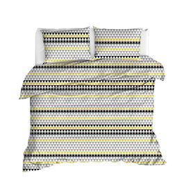 Set cuvertura dubla 3 piese, Pavlina, EnLora Home, Bumbac Ranforce