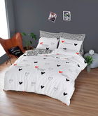 Lenjerie de pat dubla, Avana, EnLora Home, Bumbac Ranforce