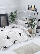 Lenjerie de pat pentru o persoana, Hope, EnLora Home, Bumbac Ranforce