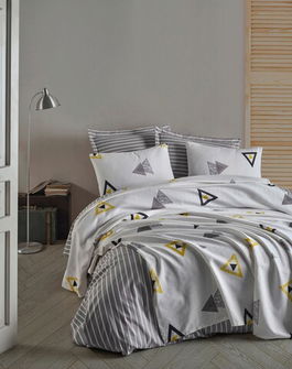 Set cuvertura pique dubla, Erois, EnLora Home, Bumbac