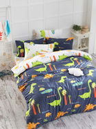 Lenjerie de pat dubla, Dinolar, EnLora Home, Bumbac Ranforce