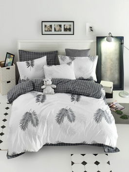 Lenjerie de pat dubla, Pipong, EnLora Home, Bumbac Ranforce