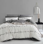 Lenjerie de pat dubla, Print, EnLora Home, Bumbac Ranforce