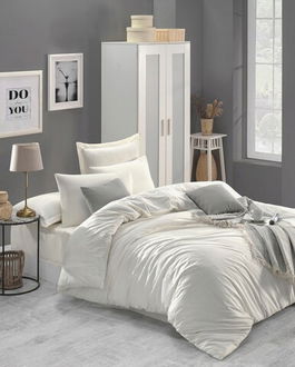 Lenjerie de pat dubla, Fresh Color, EnLora Home, Bumbac Ranforce