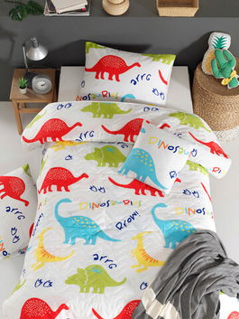 Cuvertura Single 155x200 cm, Dinazorus, Eponj Home, 65% Bumbac/35% Poliester
