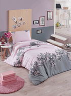 Lenjerie de pat pentru o persoana, Rodez, Eponj Home, 65% Bumbac/35% Poliester