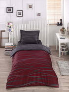 Lenjerie de pat pentru o persoana, Verda, Eponj Home, 65% Bumbac/35% Poliester