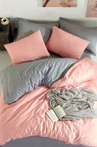 Lenjerie de pat dubla, Maxi Color, Eponj Home, 65% Bumbac/35% Poliester