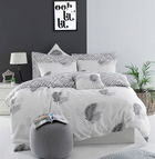 Lenjerie de pat dubla, Palma, Eponj Home, 65% Bumbac/35% Poliester