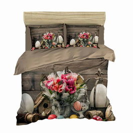 Lenjerie de pat dubla 3 piese, 116, Pearl Home, Bumbac