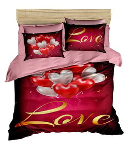 Lenjerie de pat dubla 3 piese, 157, Pearl Home, Bumbac