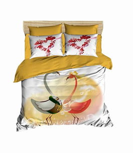 Lenjerie de pat dubla 3 piese, 184, Pearl Home, Bumbac