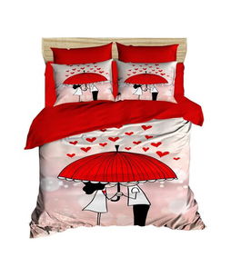 Lenjerie de pat dubla 3 piese, 207, Pearl Home, Bumbac