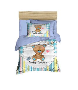 Lenjerie de pat pentru copii, PH173, Pearl Home, Bumbac