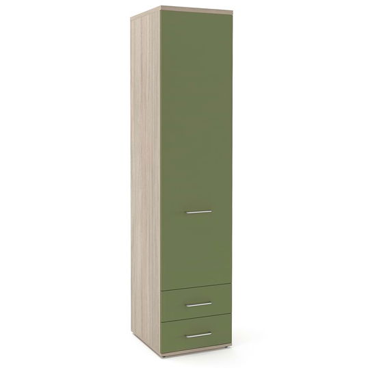 Dulap haine PRIMAVERA 45, 1U2S, polite, Oak, Pesto