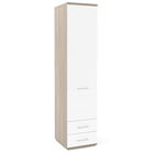 Dulap haine PRIMAVERA 45, 1U2S, polite, Oak, Alb