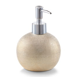 Dozator pentru sapun din ceramica, Glitter Gold, Ø 10,3xH14,5 cm