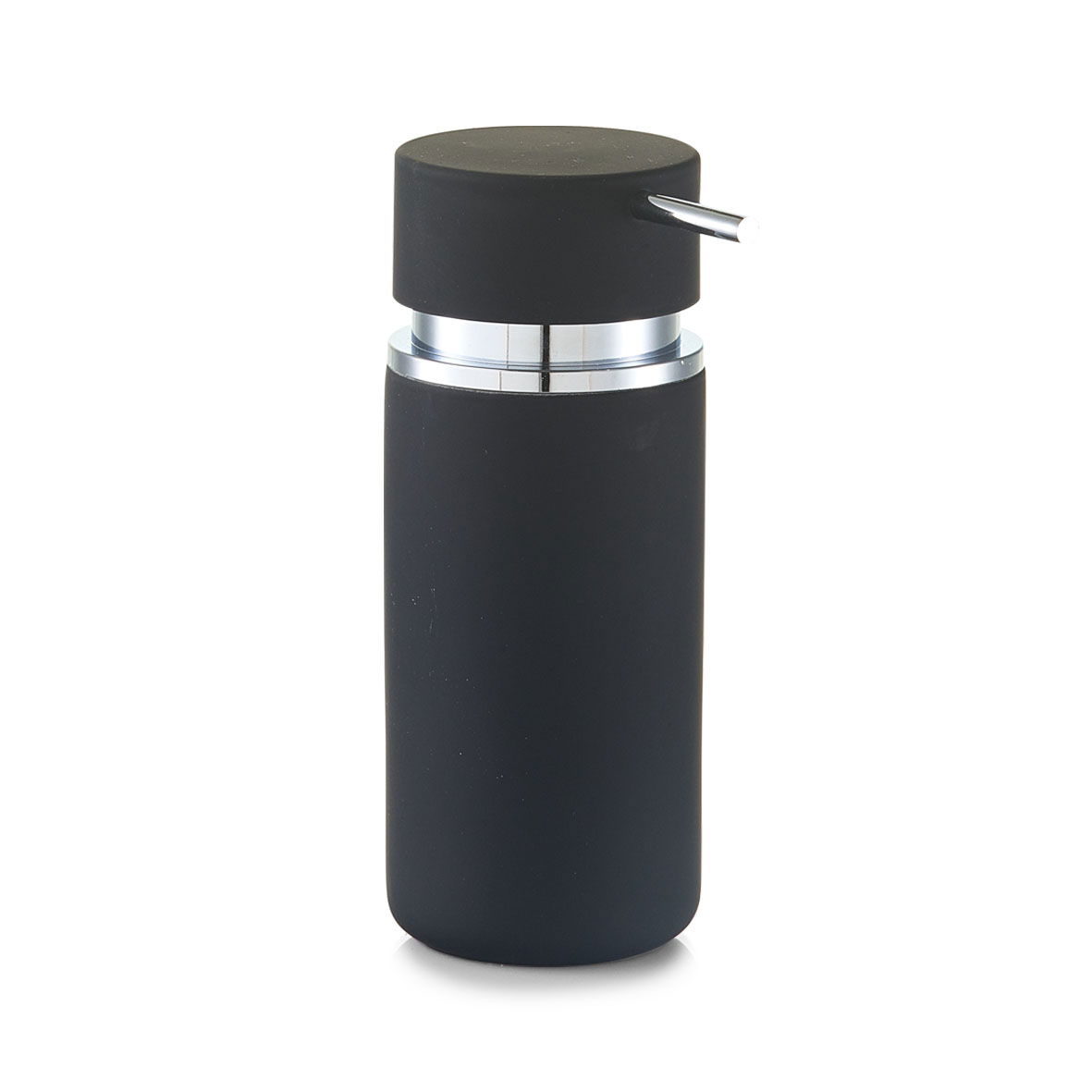 Dozator pentru sapun din ceramica, Rubber, Ø 6,6xH16 cm