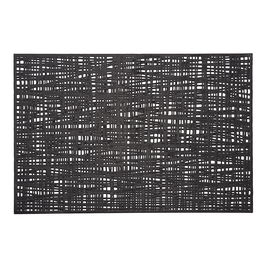 Suport vesela din PVC, Placemat Negru, L45xl30 cm