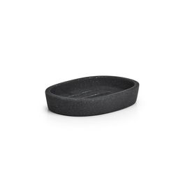 Sapuniera din polirasina, Classic Negru, L11,7xl8,3xH2,1 cm