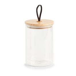 Recipient pentru depozitare cu capac etans, din sticla, Bamboo Lid Medium Natural, 1100 ml, Ø11,2xH16,3 cm