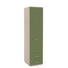 Dulap haine PRIMAVERA 45, H180, 1U2S, polite, Oak, Pesto
