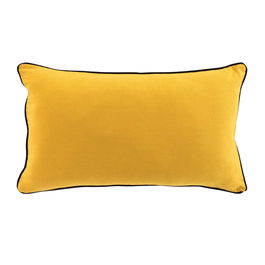 Perna decorativa cu husa detasabila, Linette Galben, 30 x 50 cm