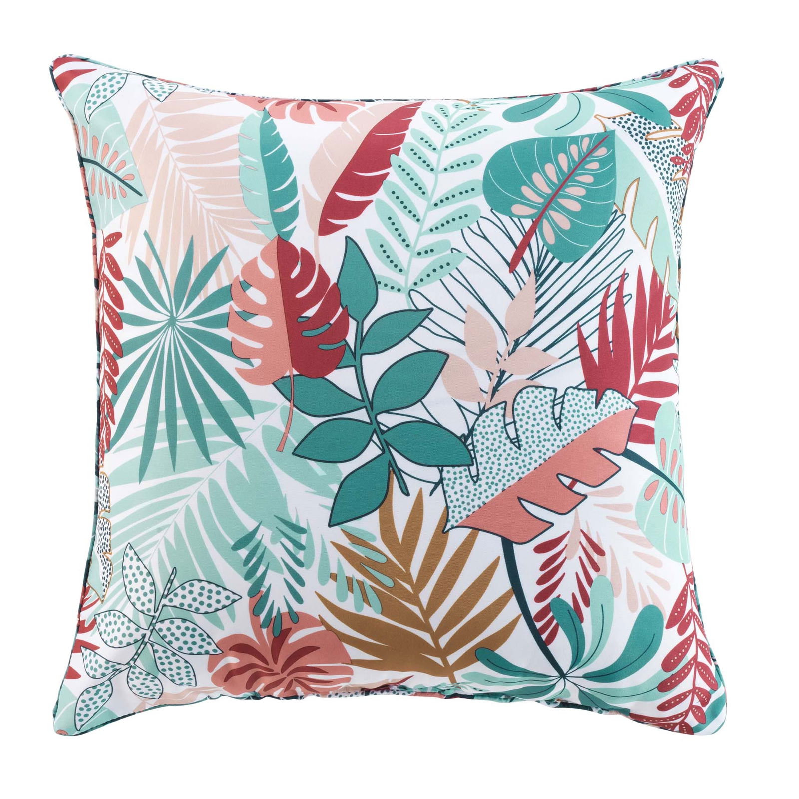 Perna decorativa, Jacala Large Alb / Verde, 60 x 60 cm