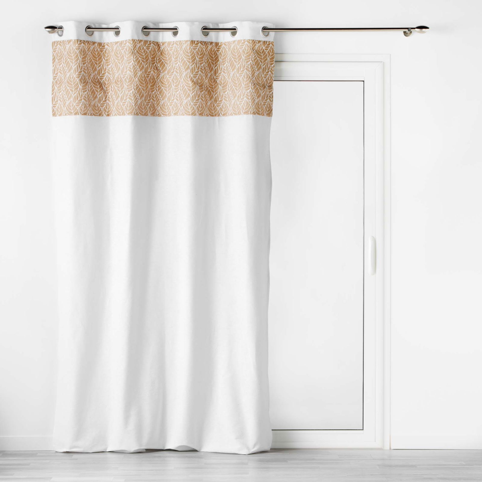 Draperie Kalinda Alb / Natural, 140 x 280 cm, 1 bucata