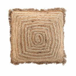 Perna decorativa cu husa detasabila, Tournicotti Natural, 45 x 45 cm