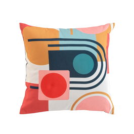 Perna decorativa cu husa detasabila, Bowie Multicolor, 45 x 45 cm