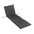 Perna decorativa impermeabila pentru sezlong, Siesta Gri, 64 x 190 cm