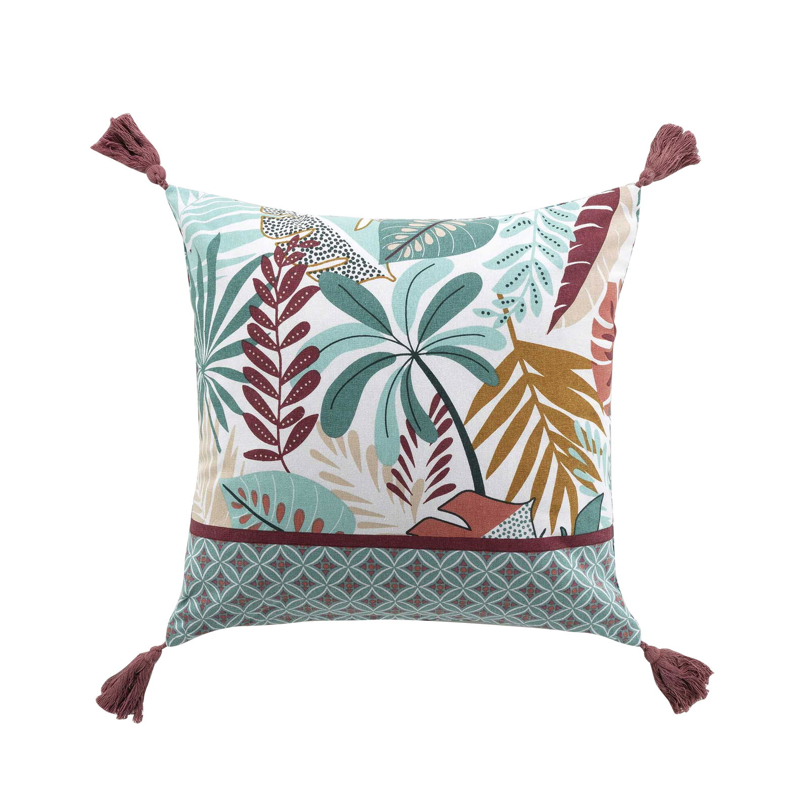 Perna decorativa cu husa detasabila, Jacala II Multicolor, 40 x 40 cm