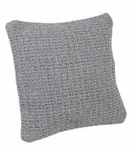 Fata perna decorativa de exterior, Surat Almond Gri, 45 x 45 cm