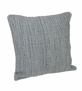 Fata perna decorativa de exterior, Bekal Gri / Bleu, 45 x 45 cm