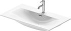 Lavoar Duravit Viu 83x49cm cu capac ceramic si ventil push-open inclus finisaj suplimentar