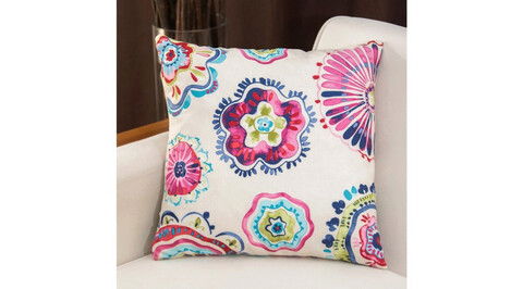 Perna decorativa, Erdo, 15x45x15 cm, Amestec bumbac, Roz