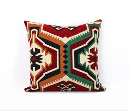 Perna decorativa, Esmeli v2, 50x50 cm, 50% Bumbac / 50% Poliester, Rosu