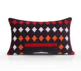Perna decorativa, Rustic, 58x33 cm, 50% Bumbac / 50% Poliester, Multicolor