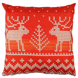 Perna decorativa, A11830, 43x43 cm, 50% Bumbac / 50% Poliester, Multicolor