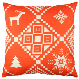 Perna decorativa, A11834, 43x43 cm, 50% Bumbac / 50% Poliester, Multicolor