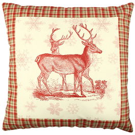 Perna decorativa, A11842, 43x43 cm, 50% Bumbac / 50% Poliester, Multicolor