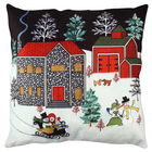 Perna decorativa, A11843, 43x43 cm, 50% Bumbac / 50% Poliester, Multicolor