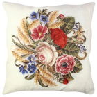 Perna decorativa, A11851, 43x43 cm, 50% Bumbac / 50% Poliester, Multicolor