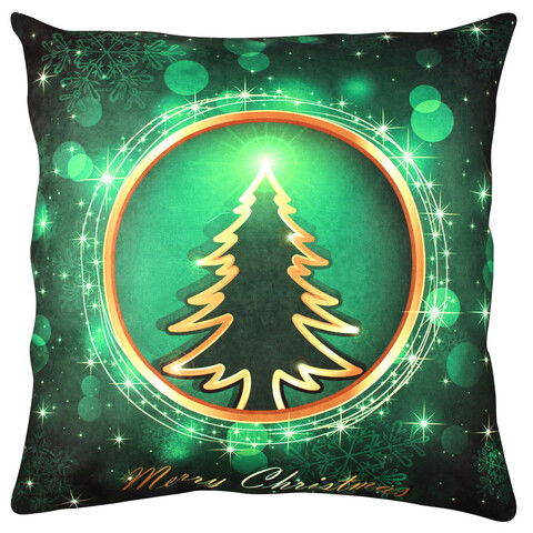 Perna decorativa, A11866, 43x43 cm, 50% Bumbac / 50% Poliester, Multicolor