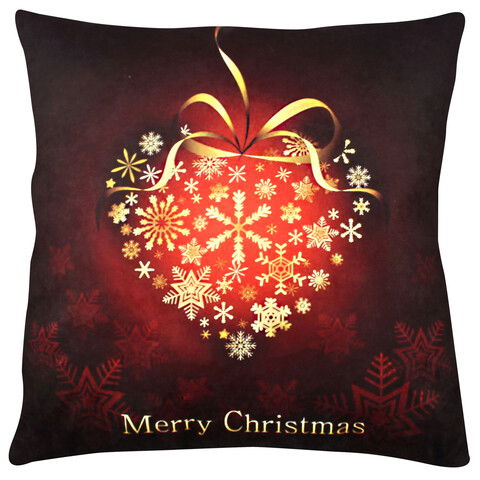 Perna decorativa, A11868, 43x43 cm, 50% Bumbac / 50% Poliester, Multicolor