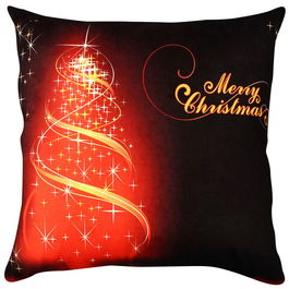 Perna decorativa, A11880, 43x43 cm, 50% Bumbac / 50% Poliester, Multicolor