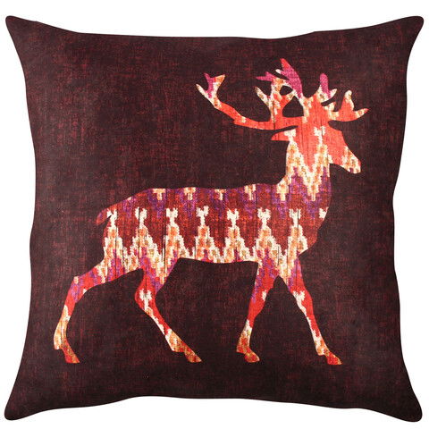 Perna decorativa, A11882, 43x43 cm, 50% Bumbac / 50% Poliester, Multicolor