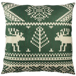 Perna decorativa, A11888, 43x43 cm, 50% Bumbac / 50% Poliester, Multicolor