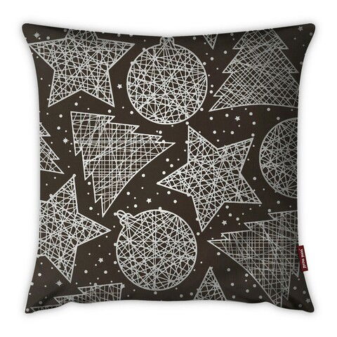 Perna decorativa, A11893, 43x43 cm, 50% Bumbac / 50% Poliester, Multicolor